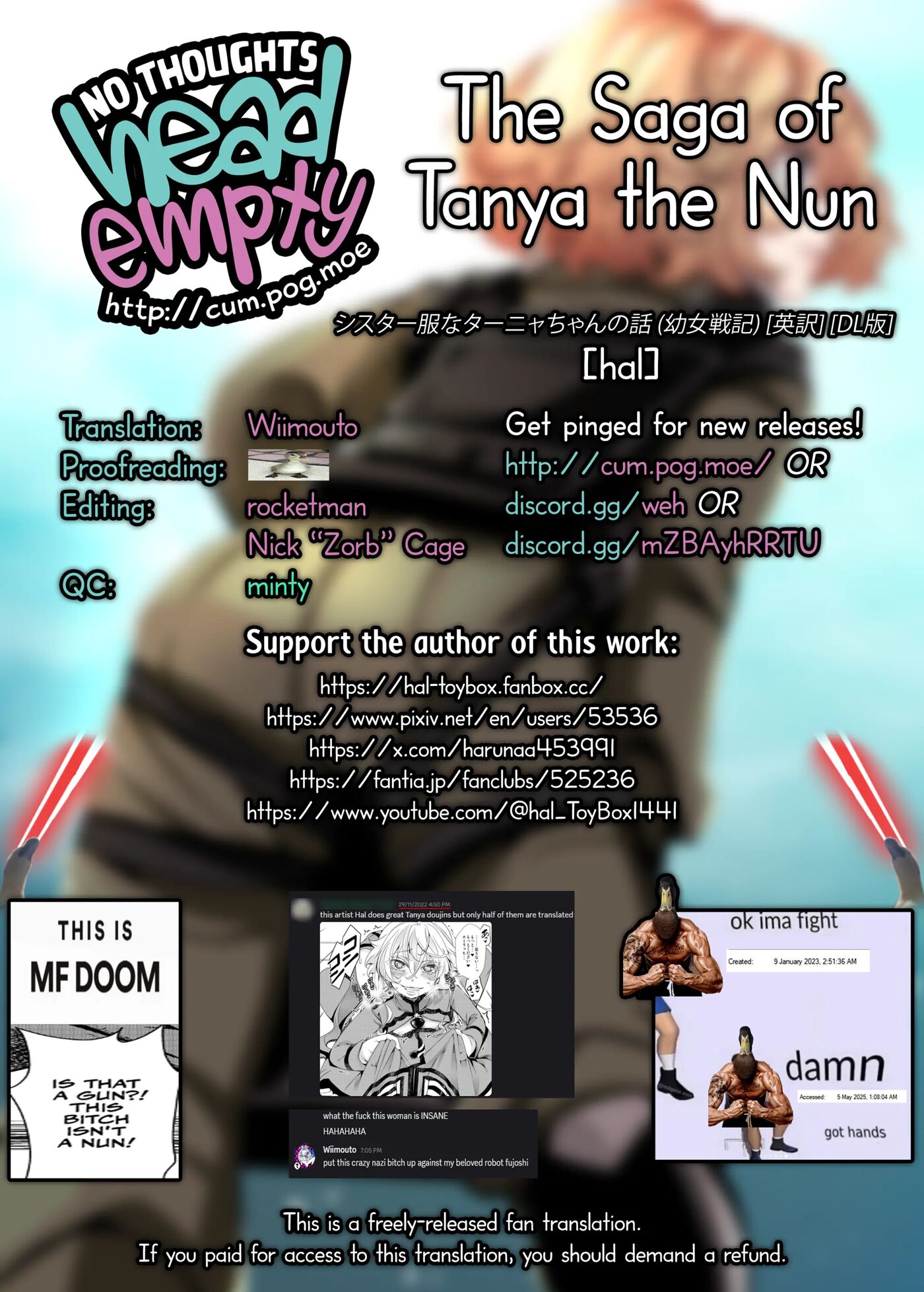 The Saga Of Tanya The Nun Chapter 1000 Page 37